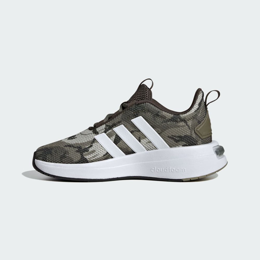 Basket Adidas Racer TR23 Vert Olive Blanche Enfant | MOW-22831278