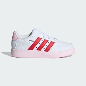 Basket Adidas Breaknet 2.0 Blanche Rouge Rose Enfant | KPQ-55221390