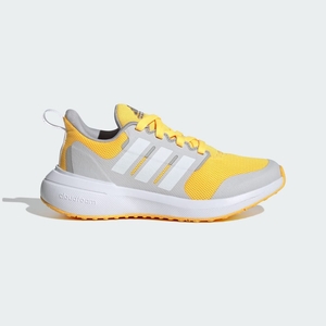 Basket Adidas Fortarun 2.0 Cloudfoam Lace Jaune Blanche Grise Enfant | UIU-94945332