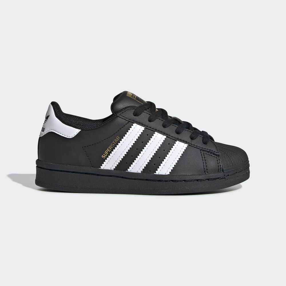 Basket Adidas Superstar Noir Blanche Enfant | XXL-03651439