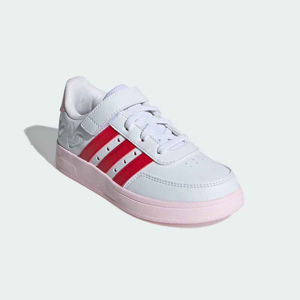 Basket Adidas Breaknet 2.0 Blanche Rouge Rose Enfant | KPQ-55221390