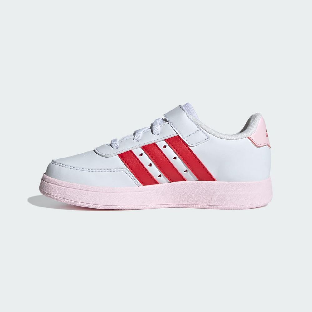 Basket Adidas Breaknet 2.0 Blanche Rouge Rose Enfant | KPQ-55221390