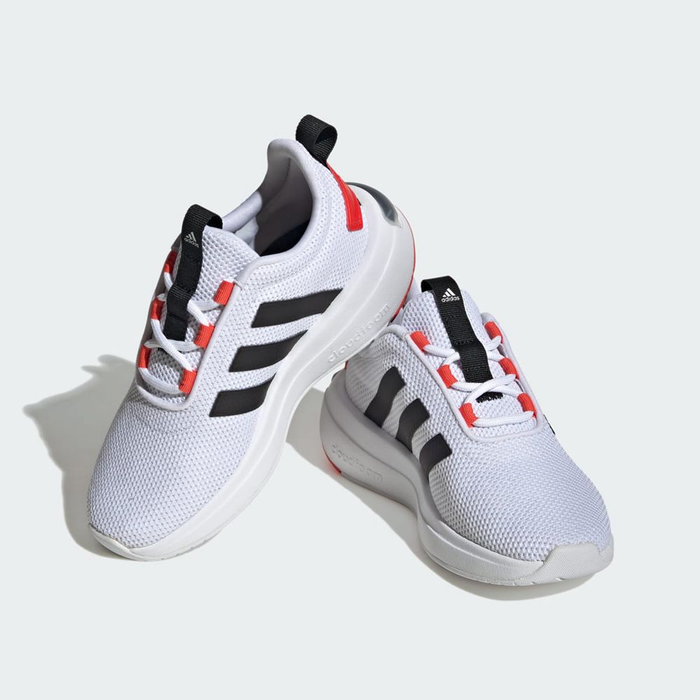 Basket Adidas Racer TR23 Blanche Noir Rouge Enfant | QLI-31864094