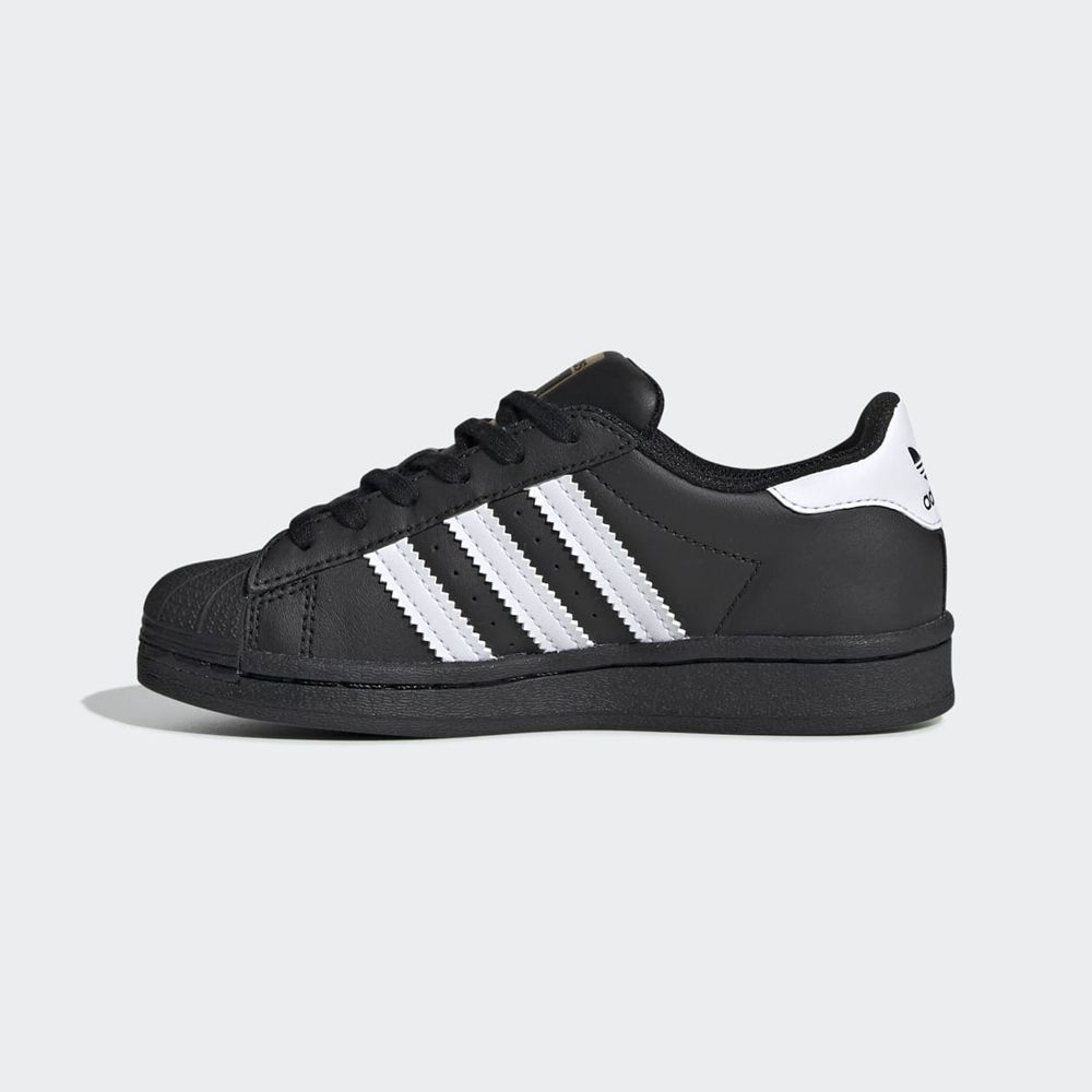 Basket Adidas Superstar Noir Blanche Enfant | XXL-03651439