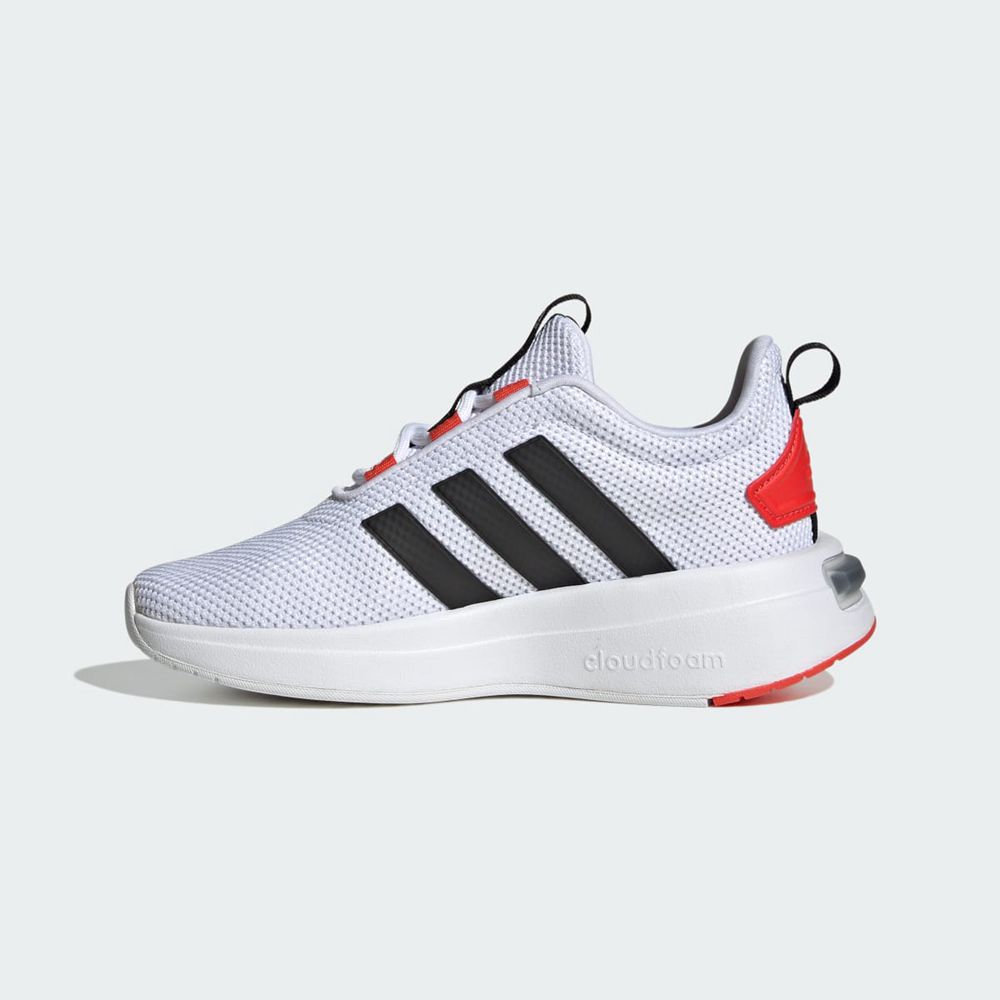 Basket Adidas Racer TR23 Blanche Noir Rouge Enfant | QLI-31864094