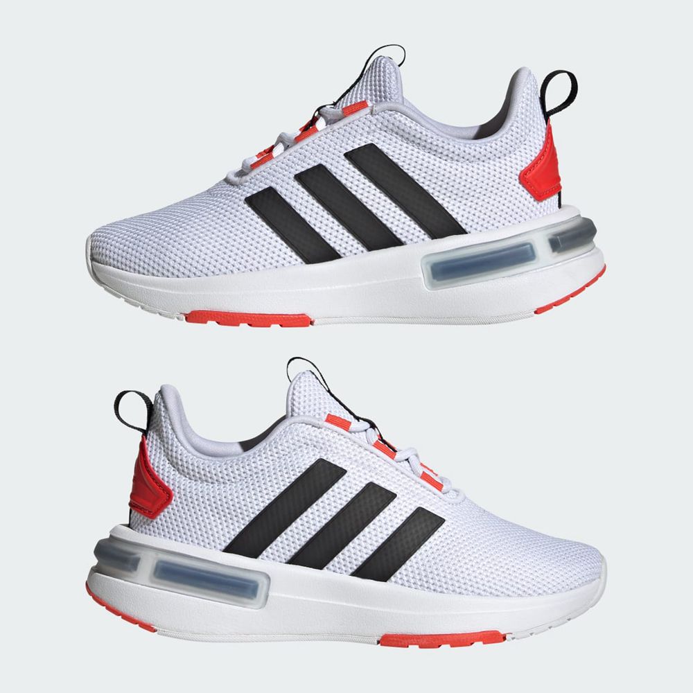 Basket Adidas Racer TR23 Blanche Noir Rouge Enfant | QLI-31864094