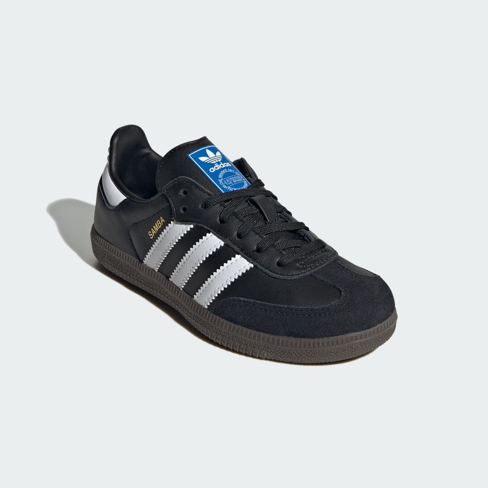 Basket Adidas Samba OG Noir Blanche Enfant | IHV-15455411