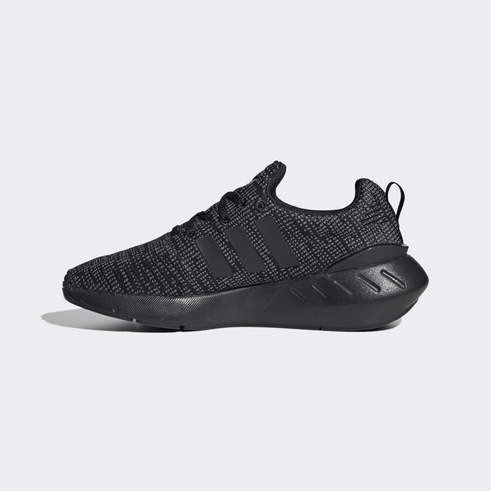 Basket Adidas Swift Run 22 Noir Grise Blanche Enfant | JKI-94442919