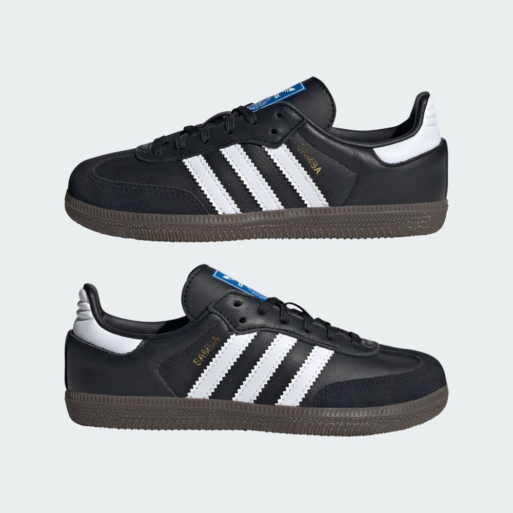 Basket Adidas Samba OG Noir Blanche Enfant | IHV-15455411