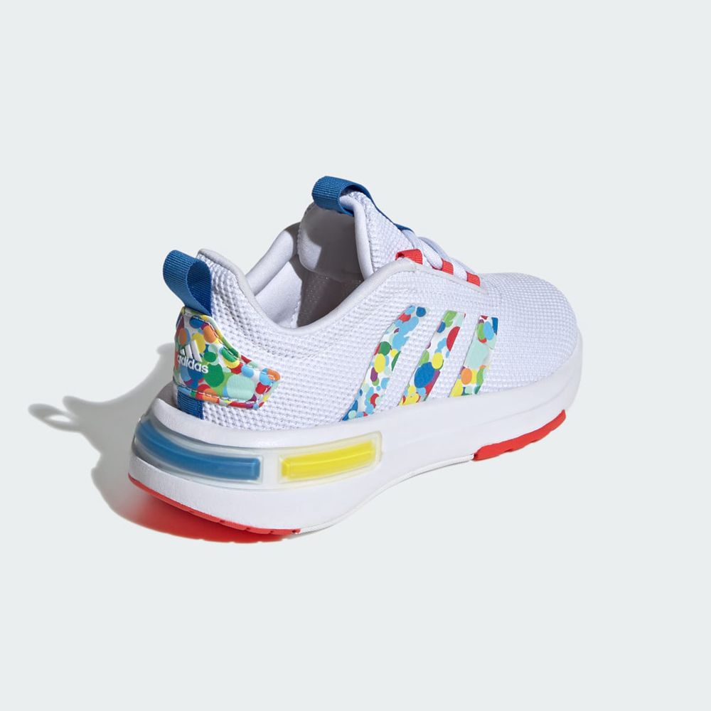 Basket Adidas Racer TR23 Blanche Rouge Bleu Enfant | XIN-74388532