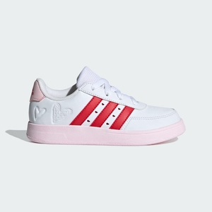 Basket Adidas Breaknet 2.0 Blanche Rouge Rose Enfant | KWK-81456499