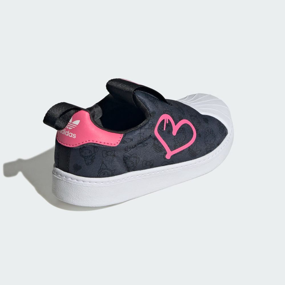 Basket Adidas Adidas Originals x Hello Kitty & Friends Superstar 360 Grise Noir Rose Enfant | DYJ-76089067