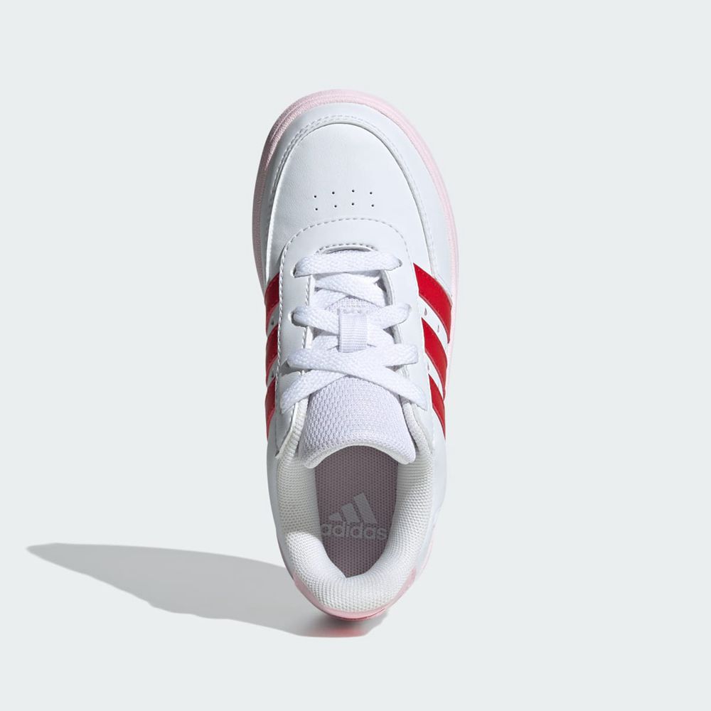 Basket Adidas Breaknet 2.0 Blanche Rouge Rose Enfant | KWK-81456499