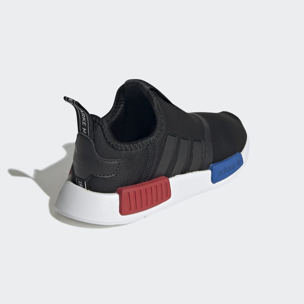 Basket Adidas NMD 360 Noir Blanche Rouge Enfant | RVT-85671382