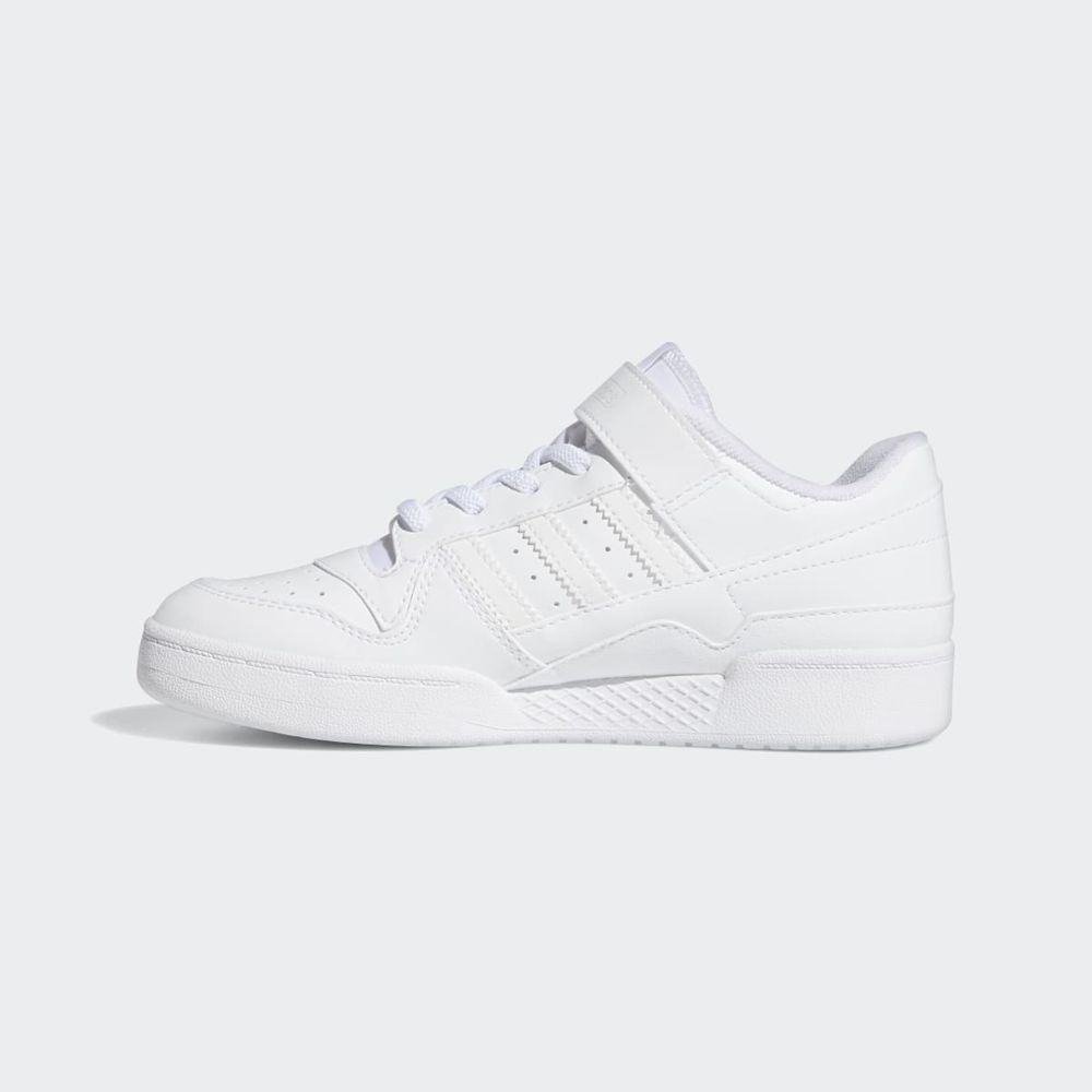 Basket Adidas Forum Low Blanche Enfant | SOK-87125395