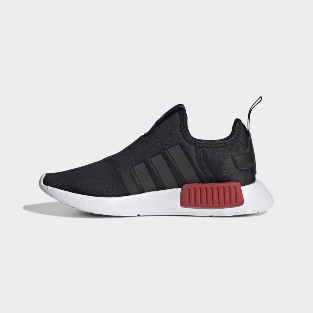 Basket Adidas NMD 360 Noir Blanche Rouge Enfant | RVT-85671382