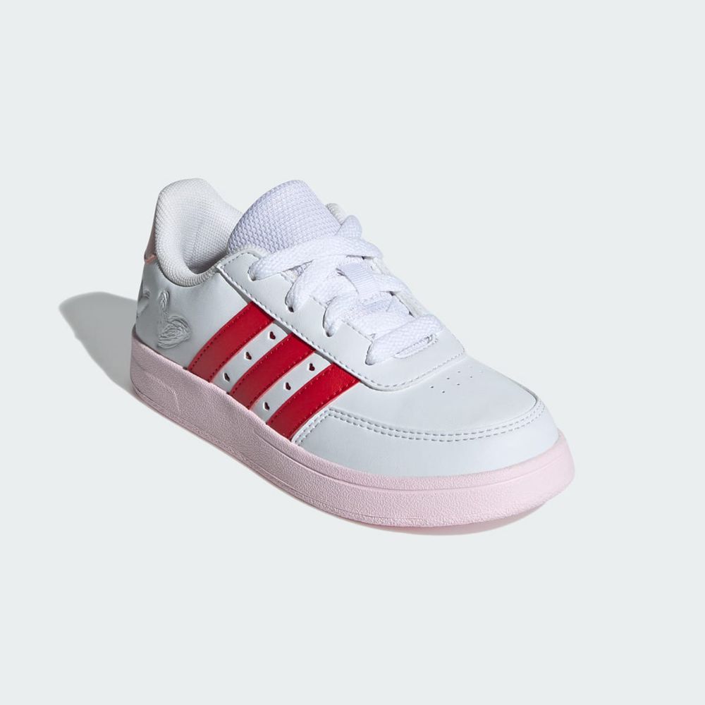 Basket Adidas Breaknet 2.0 Blanche Rouge Rose Enfant | KWK-81456499