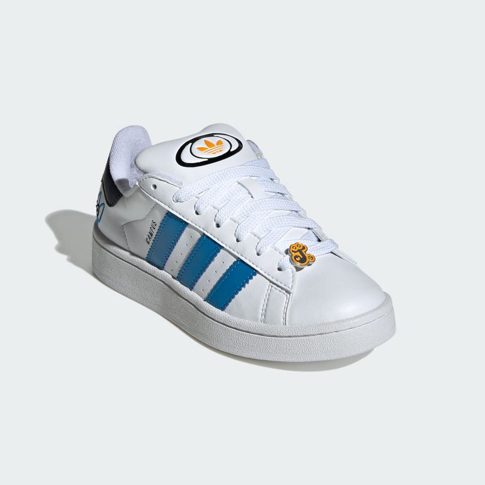 Basket Adidas Adidas Originals x James Jarvis Campus 00s Blanche Bleu Noir Enfant | MYX-76951869