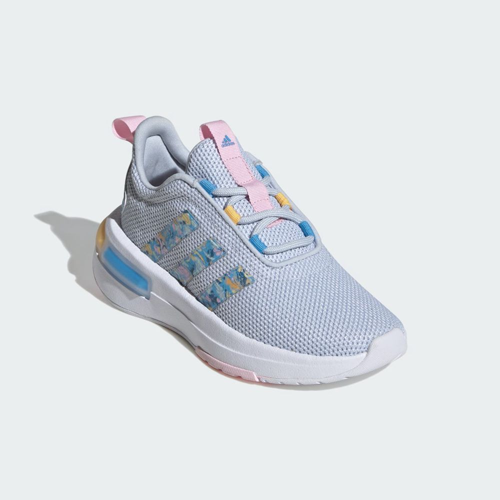 Basket Adidas Racer TR23 Grise Rose Bleu Enfant | CZF-49425026