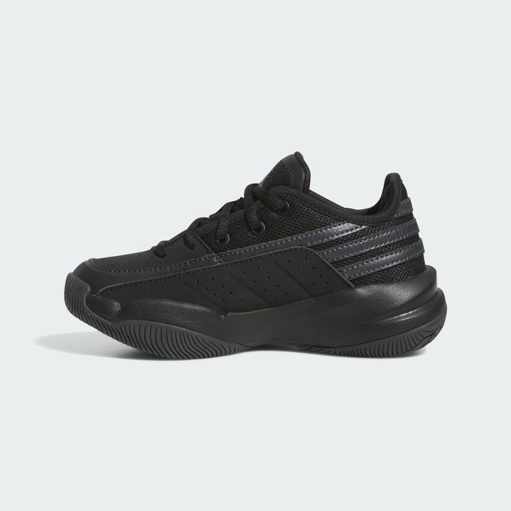 Basket Adidas Front Court Noir Grise Enfant | QCB-13372636