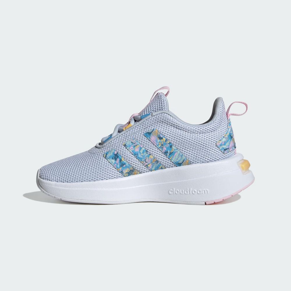 Basket Adidas Racer TR23 Grise Rose Bleu Enfant | CZF-49425026