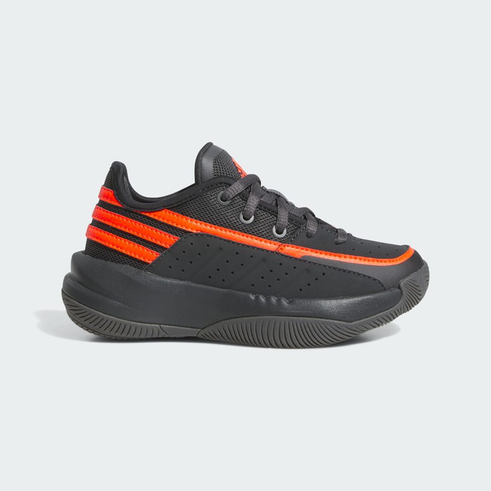 Basket Adidas Front Court Grise Rouge Enfant | ULV-92299794