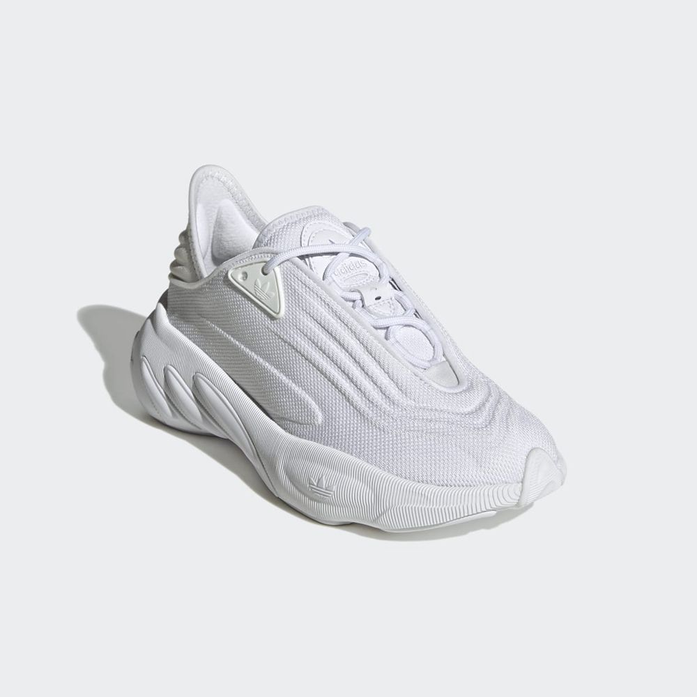 Basket Adidas Adifom SLTN Blanche Grise Enfant | FQM-59856962