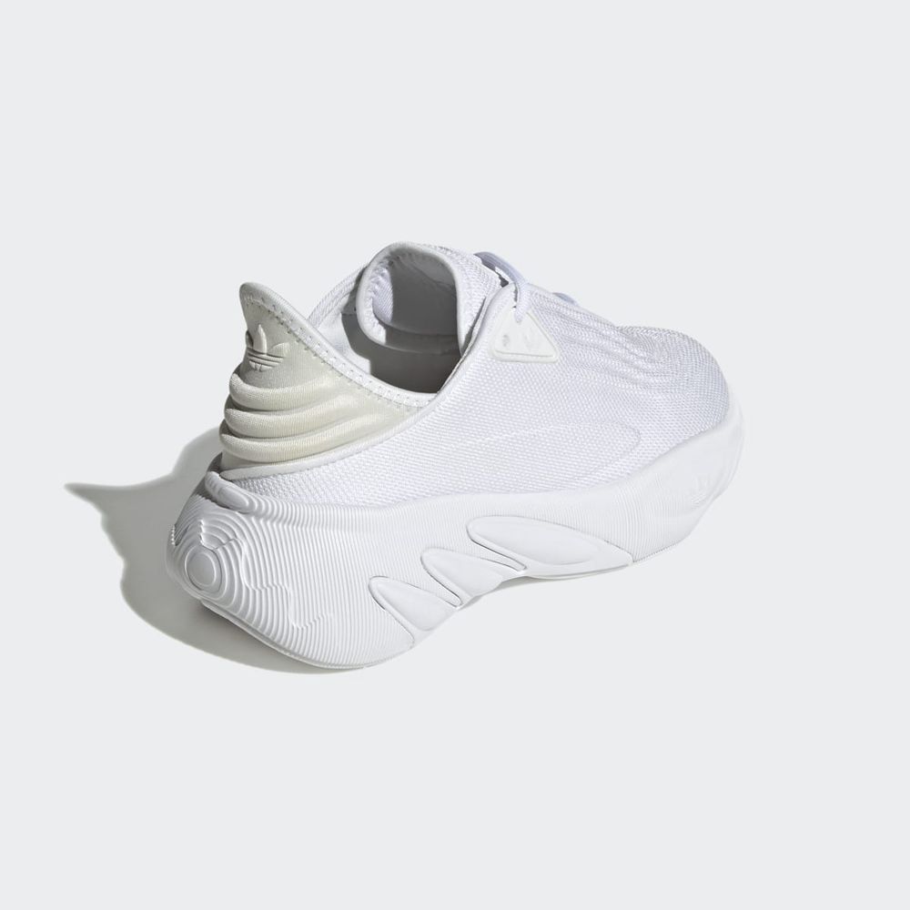 Basket Adidas Adifom SLTN Blanche Grise Enfant | FQM-59856962