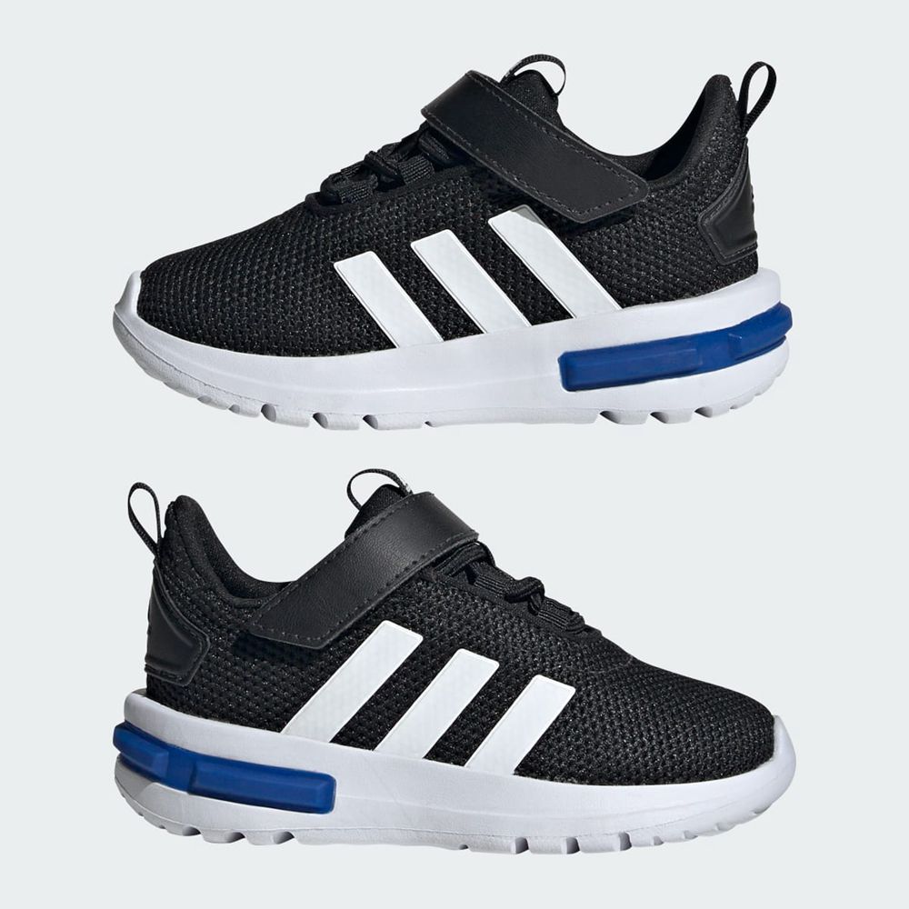 Basket Adidas Racer TR23 Noir Blanche Bleu Enfant | YLD-64505251