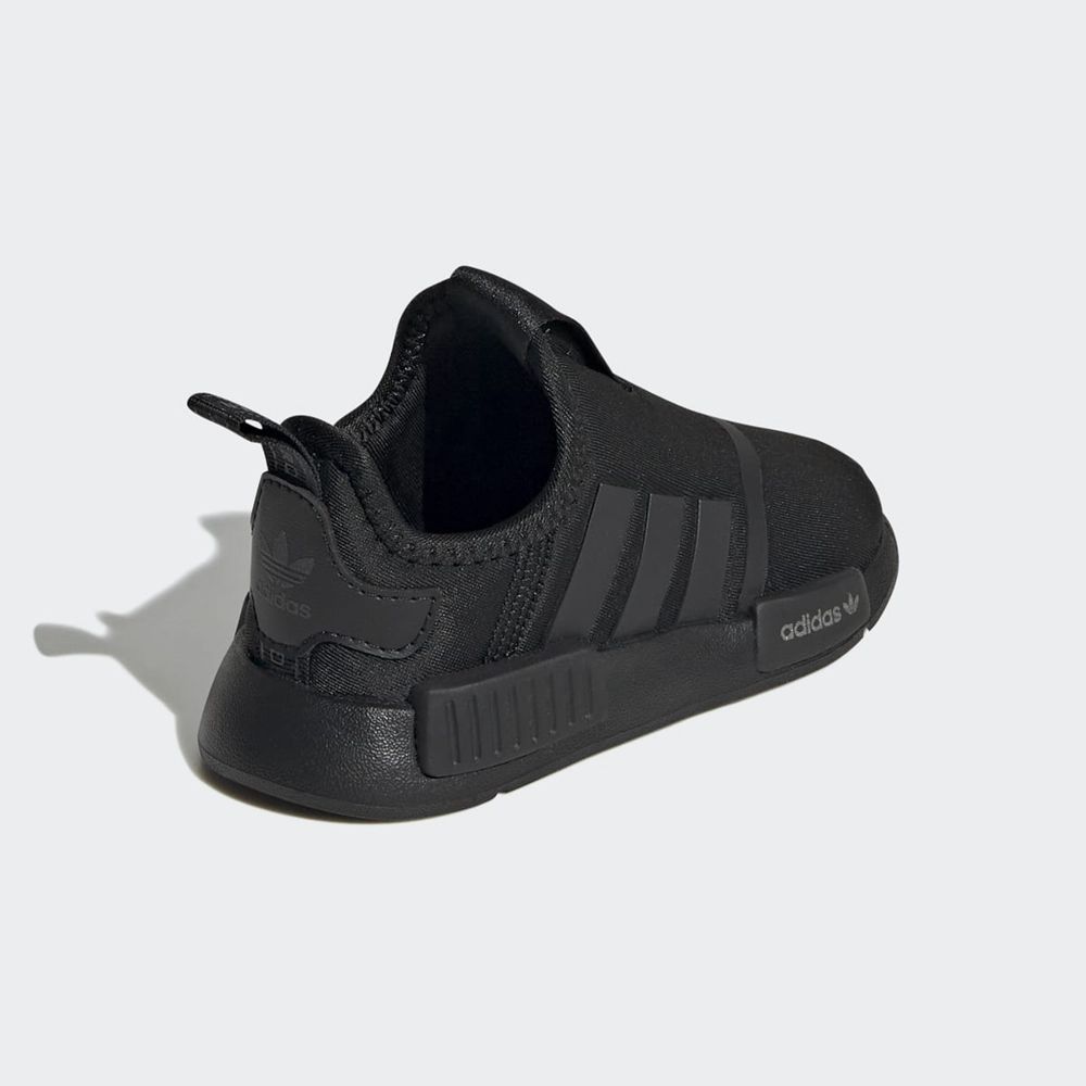 Basket Adidas NMD 360 Noir Argent Blanche Enfant | XWJ-02397357