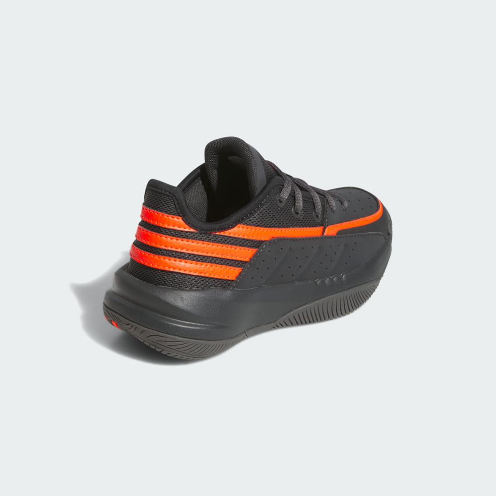 Basket Adidas Front Court Grise Rouge Enfant | ULV-92299794