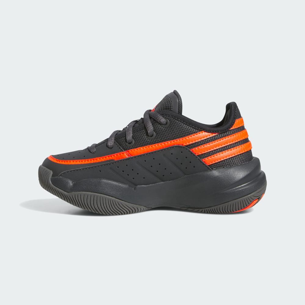 Basket Adidas Front Court Grise Rouge Enfant | ULV-92299794