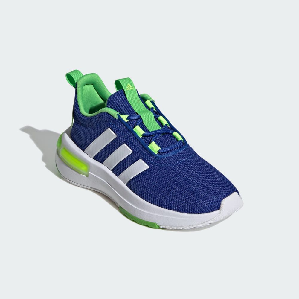 Basket Adidas Racer TR23 Bleu Blanche Vert Enfant | BNF-24330301