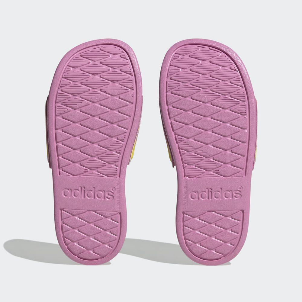 Claquette Adidas Adilette x Lego? Violette Blanche Jaune Enfant | MDY-49748977