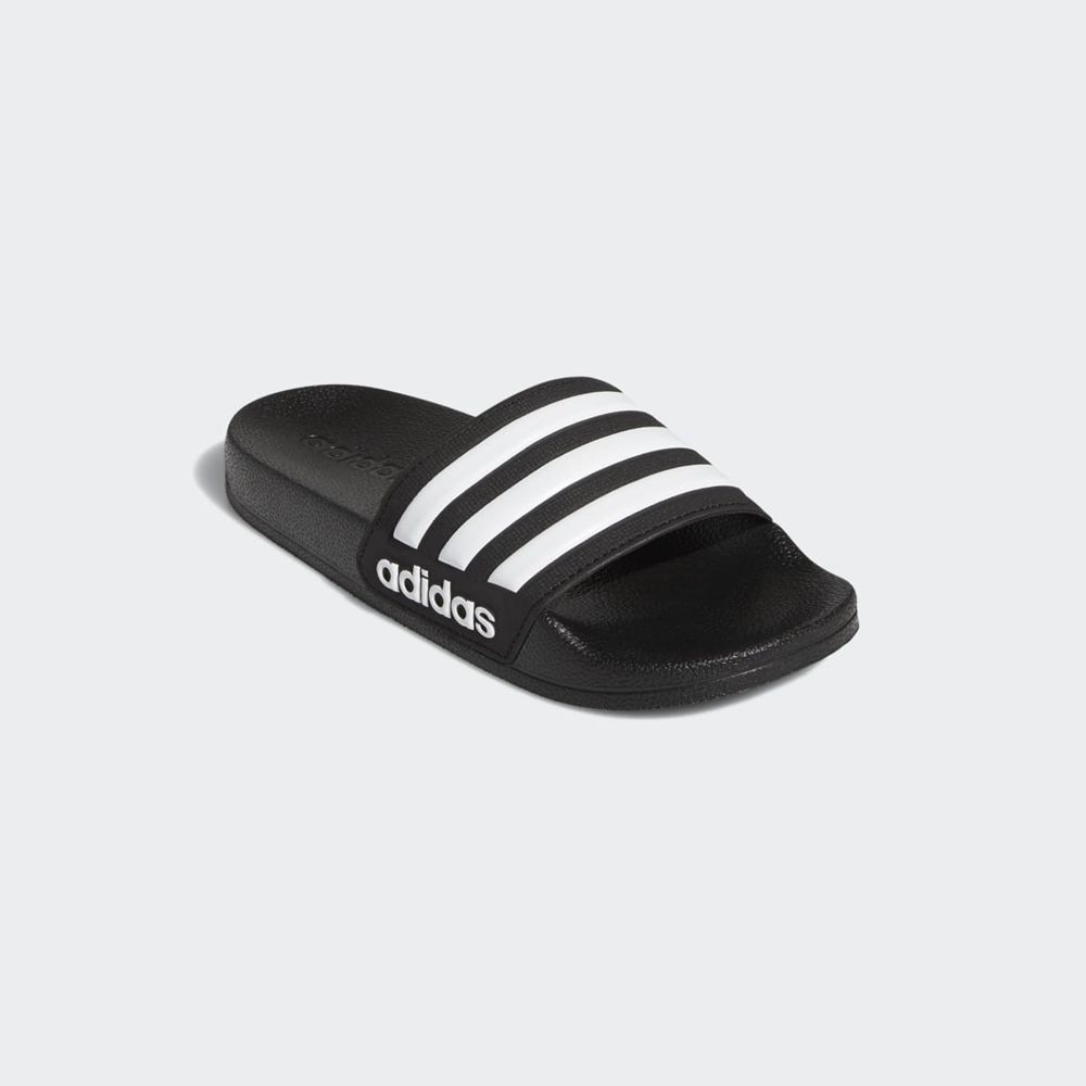 Claquette Adidas Adilette Shower Noir Blanche Enfant | TLG-08575704