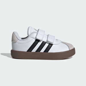 Chaussure Adidas Vl Court 3.0 Blanche Noir Grise Enfant | CJI-25498799