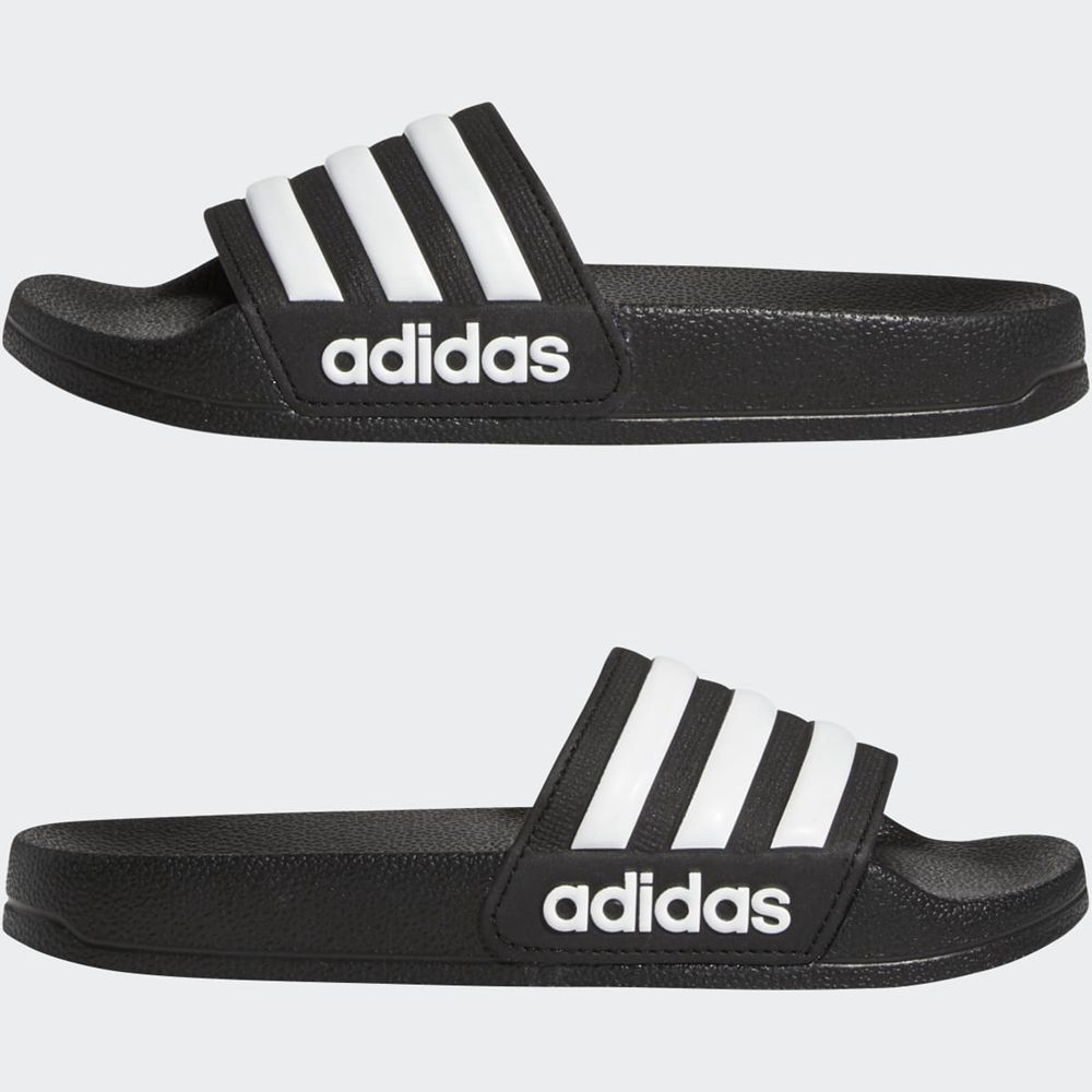 Claquette Adidas Adilette Shower Noir Blanche Enfant | TLG-08575704