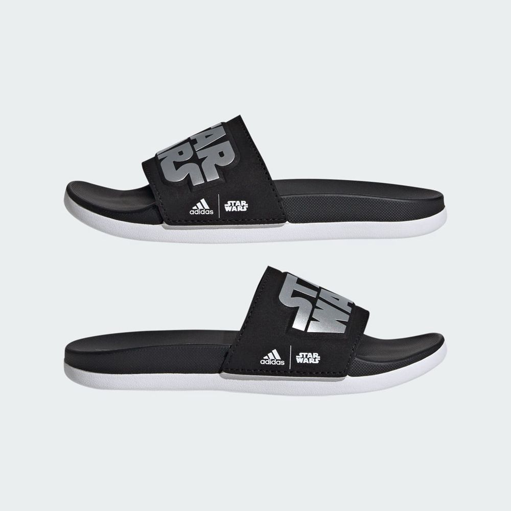 Claquette Adidas Star Wars Adilette Comfort Noir Argent Blanche Enfant | GVP-39474668