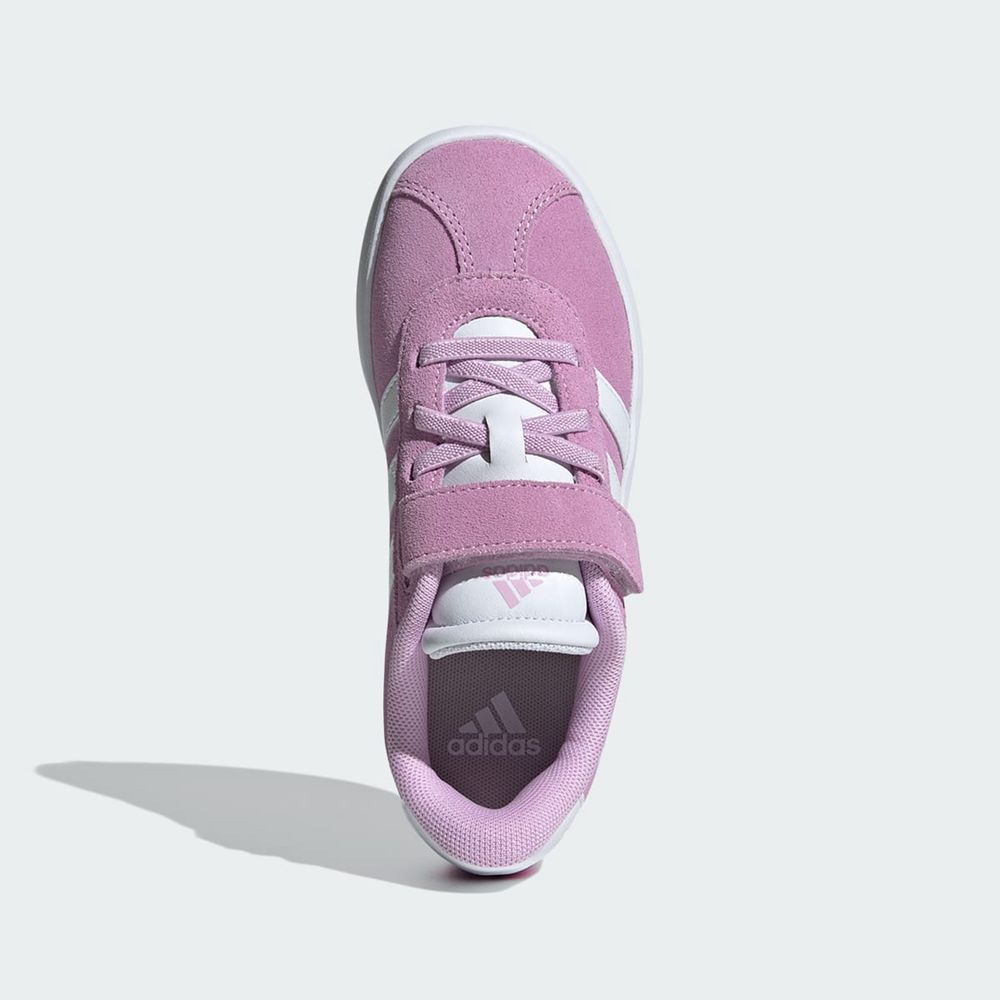 Chaussure Adidas Vl Court 3.0 Violette Blanche Grise Enfant | LWN-46280123