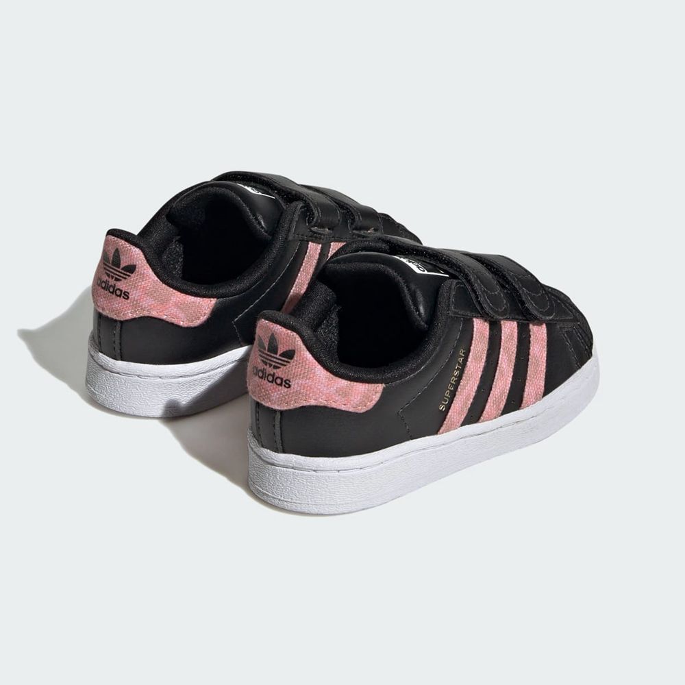 Chaussure Adidas Superstar Comfort Closure Noir Doré Enfant | ENK-26585699