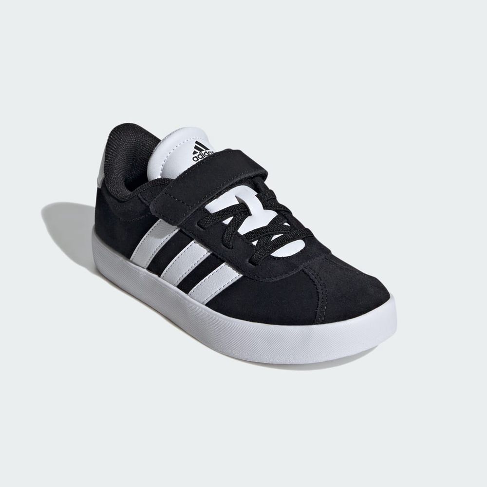 Chaussure Adidas Vl Court 3.0 Noir Blanche Enfant | VID-36814615