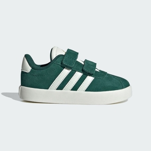 Chaussure Adidas Vl Court 3.0 Vert Blanche Doré Enfant | KYA-99289100