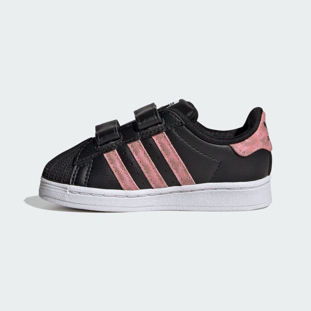 Chaussure Adidas Superstar Comfort Closure Noir Doré Enfant | ENK-26585699