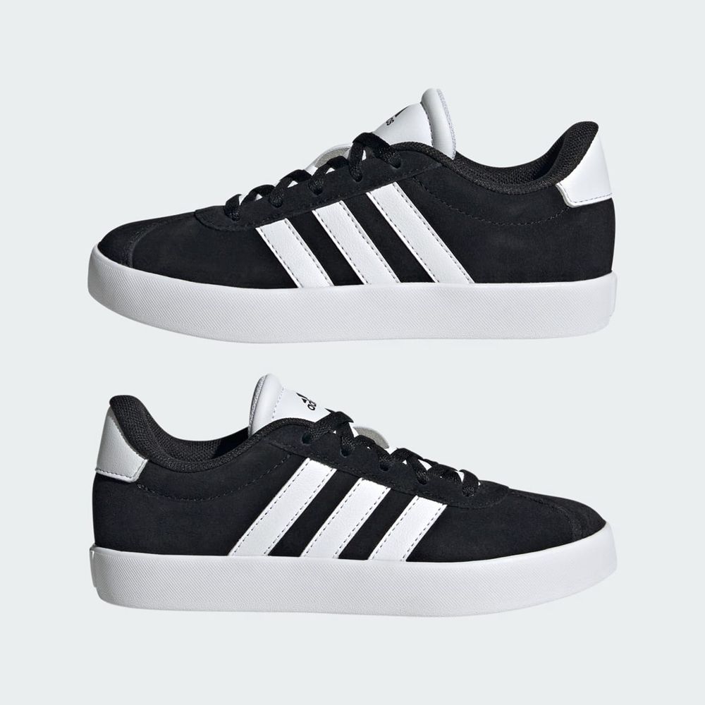 Chaussure Adidas Vl Court 3.0 Noir Blanche Enfant | HPY-81593403