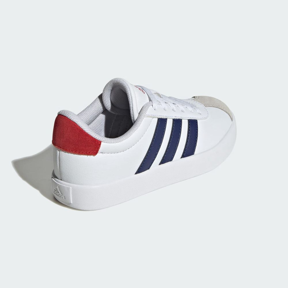 Chaussure Adidas Vl Court 3.0 Blanche Bleu Rouge Enfant | QAZ-14112548