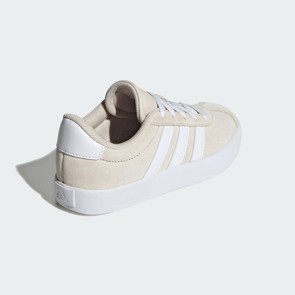 Chaussure Adidas Vl Court 3.0 Beige Blanche Enfant | YFG-42484448