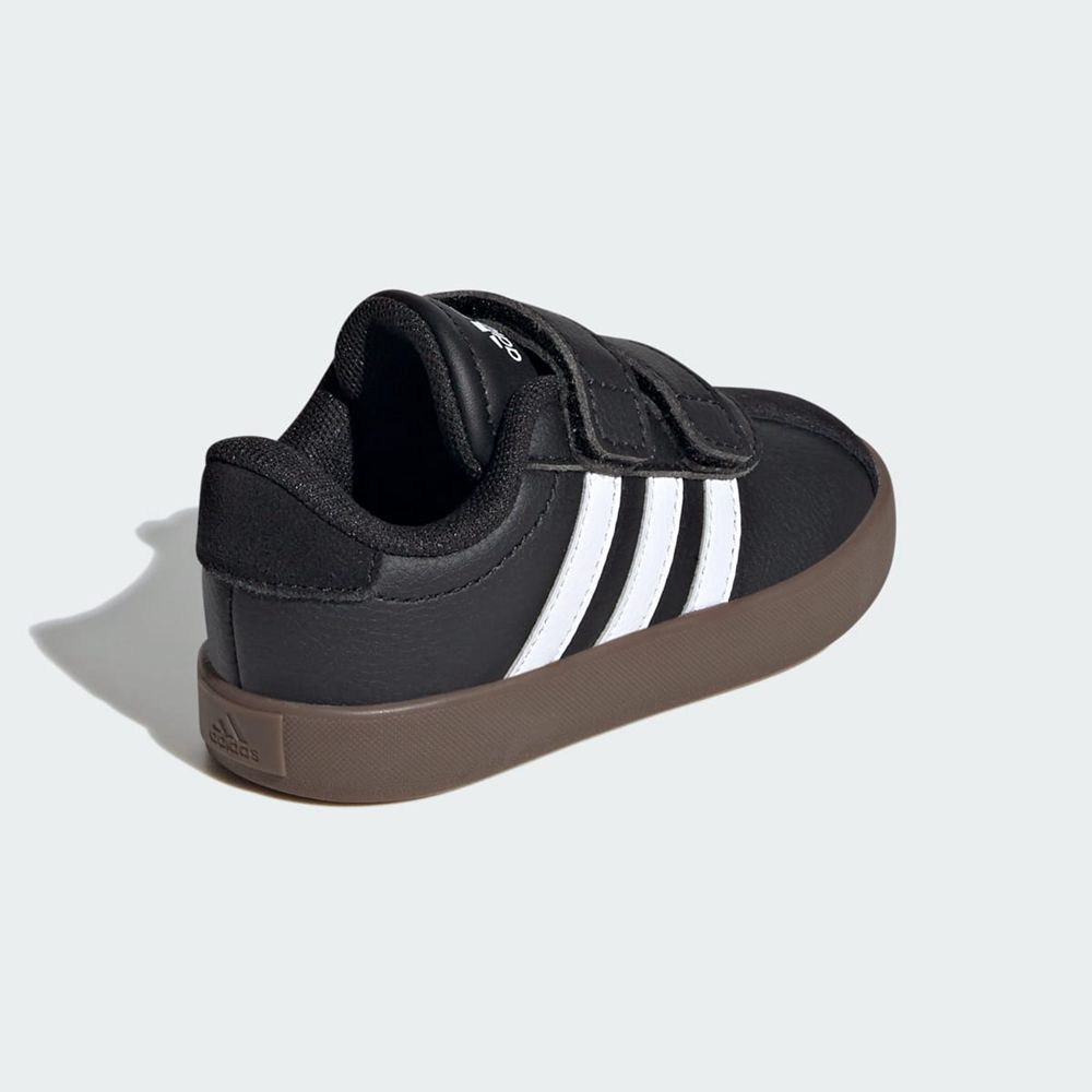 Chaussure Adidas Vl Court 3.0 Noir Blanche Enfant | EIL-08397657