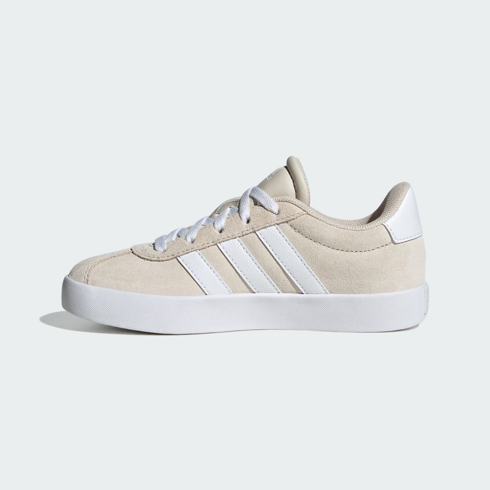 Chaussure Adidas Vl Court 3.0 Beige Blanche Enfant | YFG-42484448