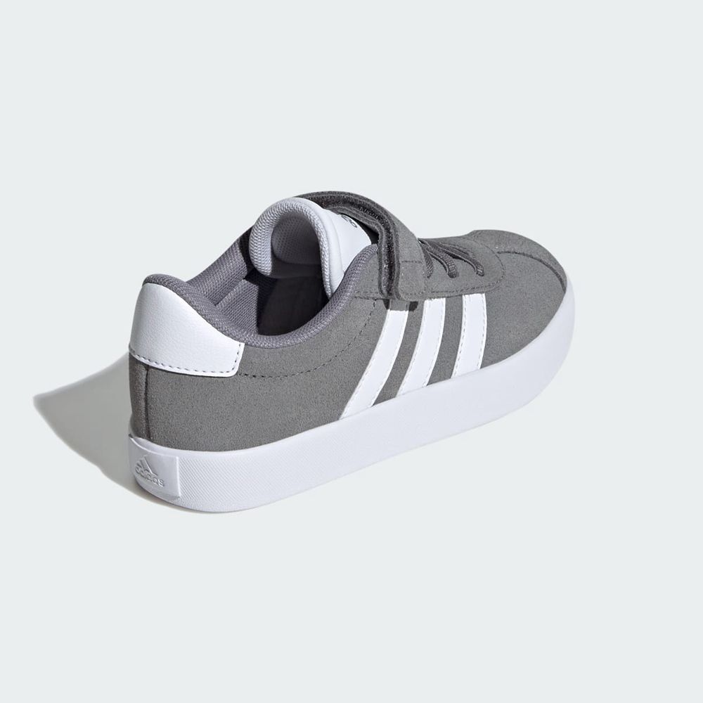 Chaussure Adidas Vl Court 3.0 Grise Blanche Enfant | AAB-90134739