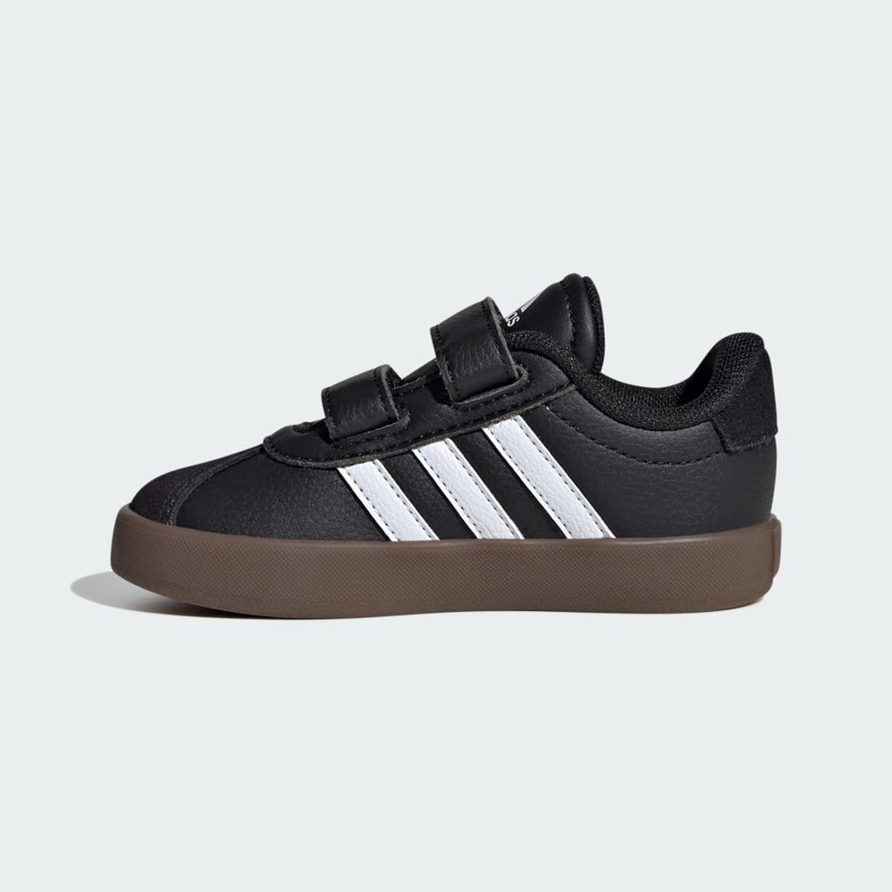 Chaussure Adidas Vl Court 3.0 Noir Blanche Enfant | EIL-08397657